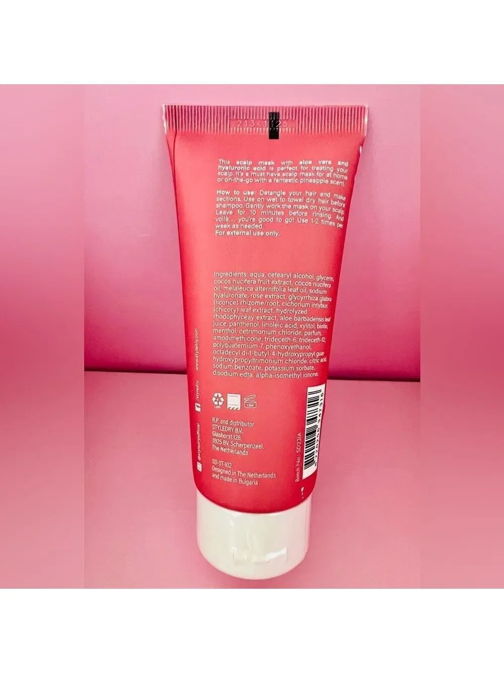 New/Sealed Style Dry Scalp Mask Pineapple & Coconut- Aloe Vera & Hyaluronic Acid